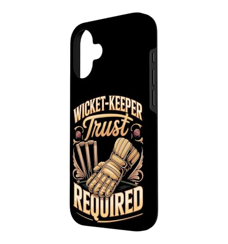 Wicket Keeper Trust Required Cricket Case for iPhone 16