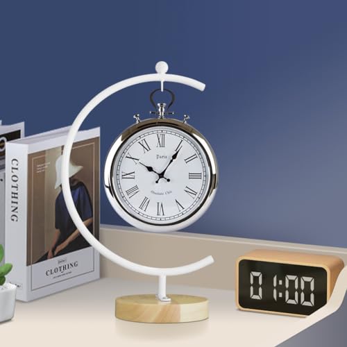 YY YEARCHY Ornament Display Stand Large Metal Air Plant Flower Pot Holder Iron Pothook for Hanging Glass Terrarium Globe Ball - color: White