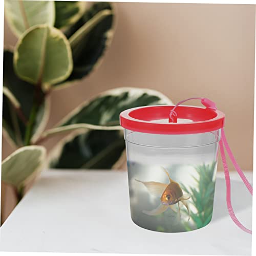 BESPORTBLE 1pc Reptile Feeding Box Transparent Insect Cup for Betta Fish Mini Turtle Tank for Spiders Lightweight Design for Easy Care and Feeding - color: Random Color 1