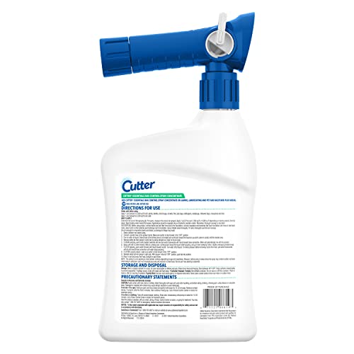 Cutter Bug Control Spray Concentrate | Kills Mosquitoes | For Insects | Pack of 2 - size: 2 Pack, style: Essentials Bug Control