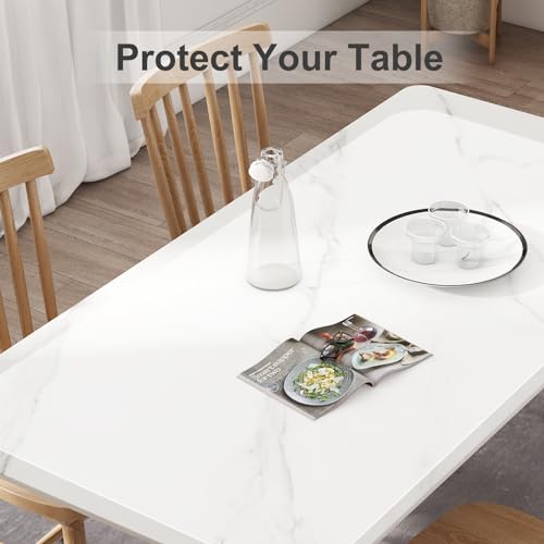 Silicone Mats for Kitchen Counter, Treerit 47.24"x 23.62" Extra Large Silicone Countertop Protector, Non-slip Heat Resistant Mats for Countertop, Shipped Rolled Up, No Creases, White Translucent - color: White Translucent