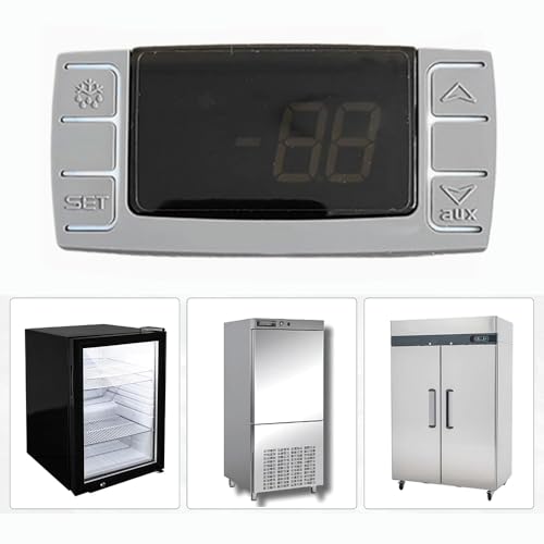 XR02CX-4N1F1 Digital Thermostat Controller,110V/50-60Hz Off Cycle Defrost with NTC Probe for Refrigeration Applications at Normal Temperature