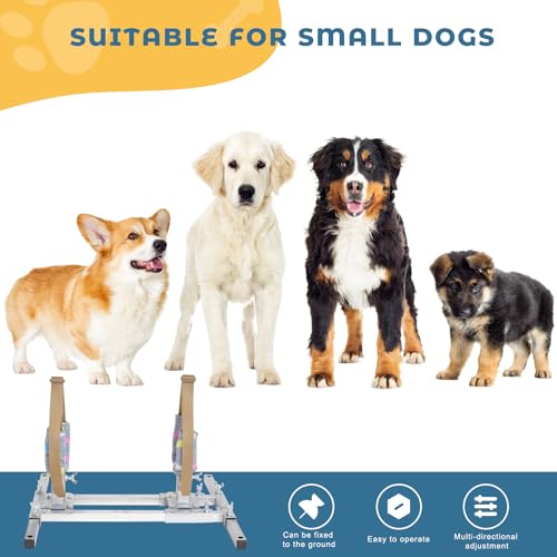 Dog Breeding Stand(Multi-Specification)Stainless Dog Breeding Stand | Shoulder height 5.9in-13.8in,Adjustable Dog Breeding Stand for Large Dogs Dog Breeding Rack Dog Breeding Stands