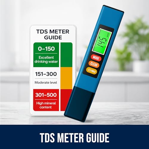 Craft911 Water Tester for Drinking Water - TDS Meter (Professional - Blue) - color: Blue