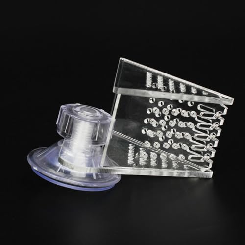 Shrimp Feeding Dish - Transparent Acrylic Cone Worm Feeding Tray, 2.36x1.57x2.36 inches Aquarium Fish Feeder Dish for Betta, Shrimp, Snails, Frogs, Puffers, Turtles and Coral Reef Tanks