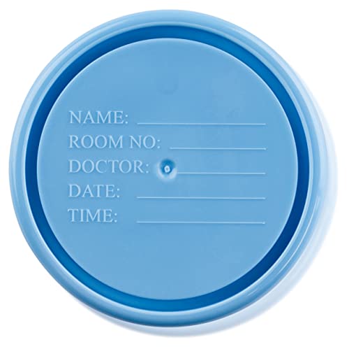 Caremax Supply Specimen Cups with Lids-Leak Proof Lid- High Quality Latex Free Polypropylene Plastic- Non-Sterile- 25 4oz Specimen Jar
