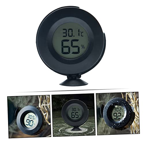 VICASKY 1pc Reptile Hygrometer Thermometer Digital Humidity Monitor for Reptiles Accurate Temperature Gauge with Sensors Durable Construction for Long Term Use