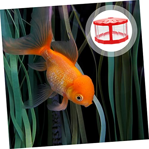 Mikikit 2pcs Mini Fish Tank Led Lights Small Reptile Boxes Compact Transparent Aquarium for Betta Fish for Desktop Decor and Breeding Stylish and Space-Saving