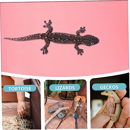 Sosoport 150m Reptile Carpet Substrate for Terrarium Soft Durable Bedding for Leopard Geckos Snakes Tortoises and Lizards Non-Toxic Easy to Clean Pink Design