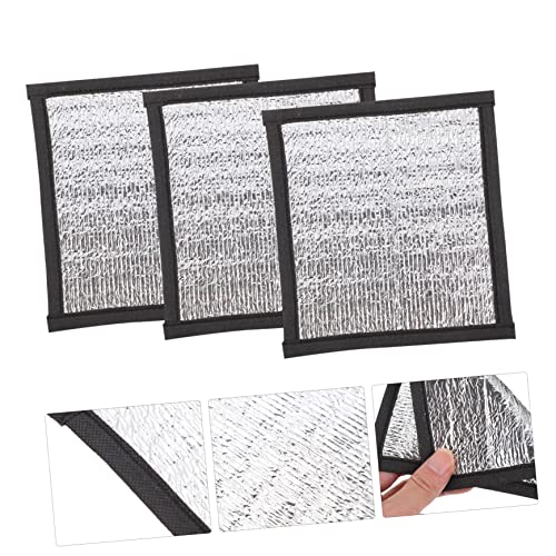6pcs Winter Pet Warmer Heating Pad for Reptiles Terrarium Insulation Mat Reflective Heat Pad for Turtles Lizards Snakes Comfortable Warmth for Cold Days