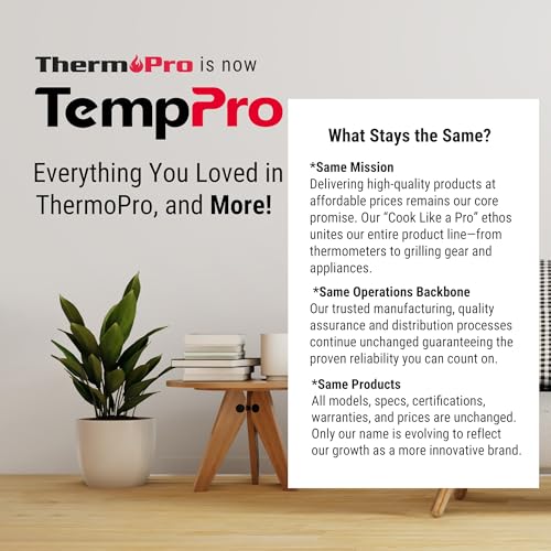 TempPro TP50 Digital Hygrometer Indoor Thermometer Room Thermometer | Humidity Meter Humidity Gauge with Temperature Humidity Monitor for House Office Celler Greenhouse RV (Previously ThermoPro) - size: Classic