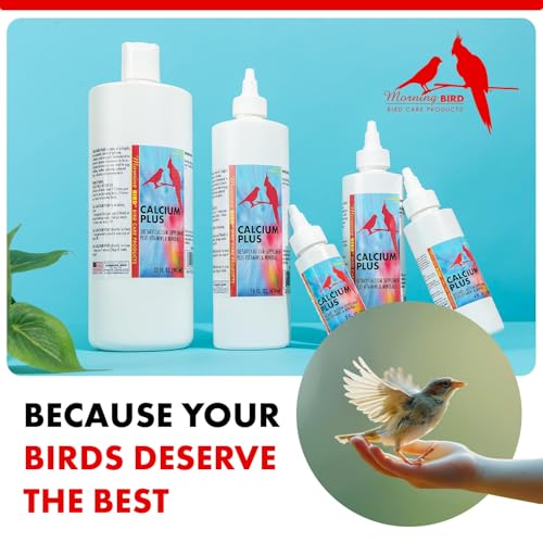 Calcium Plus Liquid 2 Fl Oz - Wellness and Breeding Support | Calcium Supplement - Supports Healthy Growth, Bone Strength, Breeding, Brain and Muscle Function, and Wellness for All Birds - size: 2 Fl Oz