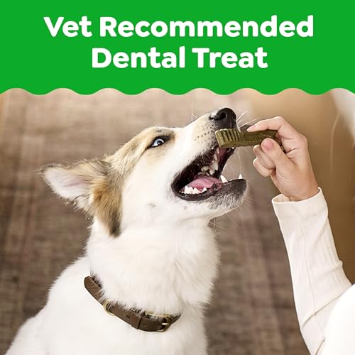 Greenies Large Natural Dental Dog Treats, Original Flavor, 24 Count | Veterinarian-recommended, cleaner teeth after 28 days, clean to gumline, for dogs 50-100 lbs, original chicken flavor - size: 24 Count (Pack of 1)
