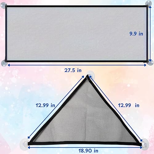 Bearded Dragon Hammock Climbing, Reptile Tank Accessories, Bearded Dragon Hammocks Large Tank Bed Enrichment Cage, Lounger Bed Rest Habitat Décor for Lizard Leopard Gecko (Hammock Kit, 28" x 10") - color: Hammock Kit