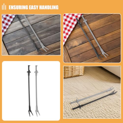Toyvian Extra Long Aquarium Tweezers Set, 4 Pack Curved Straight Tongs Professional Aquascaping Tools for Live Plants Fish Tank Cleaning Kit Feeding Forceps for Reptiles Coral Snakes