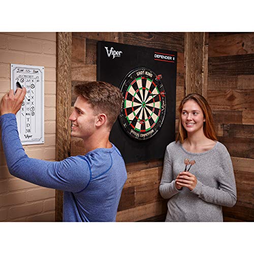 Viper Dry Erase Scoreboard, Cricket and 01 Dart Games, White - style: Small (15.375" H x 7.875" W)
