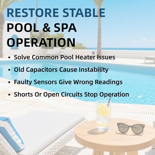 472100 Digital Display Temperature Controller Board Compatible with Pentair MiniMax NT Series Pool & Spa Heaters – High Precision, Easy Install, Durable Upgrade with Keypad