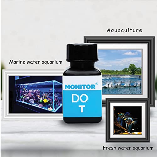 Monitor DISSOLVED Oxygen Test KIT (60 Tests) - Monitor Aquarium and aquaculture Water Quality