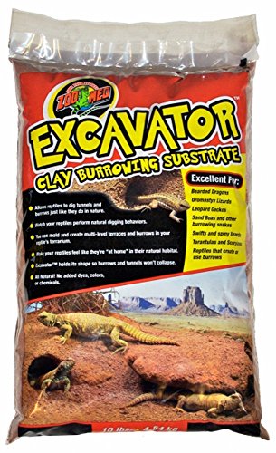 Zoo Med Pet Supply Excavator Clay Burrow Substrate 10 lb.