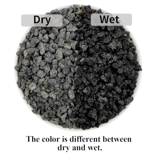 Black Horticultural Lava Rocks for Plants, 10lb Succulents Cactus Bonsai Soil Lava Rocks for Aquarium Outdoor Decorative Stones for Craft Projects, Vase Fillers - color: Black Lava Rock, size: 10 Pounds