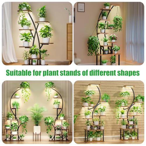 8.6'' Mini LED Grow Light Strips, Full Spectrum 3000K, 52 LED Plant Light with 3/9/12H Timer, 10 Dimmable Levels for Seedling, Succulent and Plant Shelf, 2 Head - color: Warm, size: 8.6Inch 2 Head 1 Pack