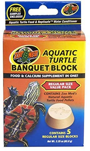 Zoo Med Aquatic Turtle Banquet Block Regular (5 Pack) - Pack of 4