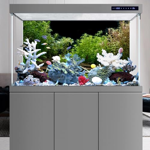 Aquarium Background Aquatic Plant Fish Tank Background Vinyl 72x18 inches - size: 72x18in/180x45cm