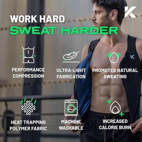 Kewlioo Men's Heat Trapping Zipper Sweat Enhancing Vest - Sauna Suit Shirt Compression Vest Shapewear Top for Gym Exercise - color: Gray Camo, size: Small-Medium