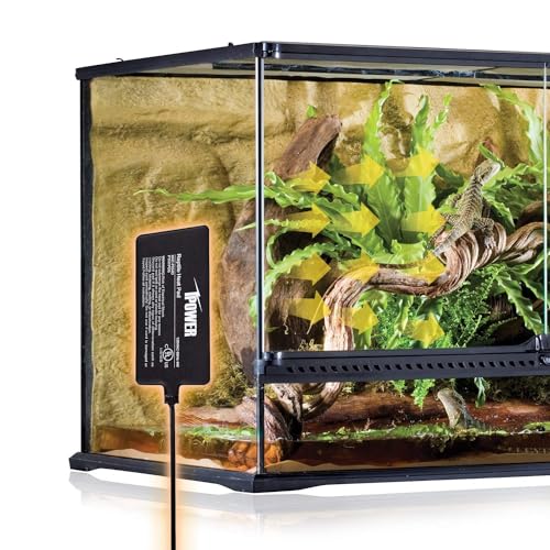 iPower 4x7 Inch Reptile Heat Pad Under Tank Heater, Energy-Efficient & Waterproof Design Terrarium Warmer Mat for Turtles, Lizards, Snakes, 2 Pack - size: 4 X 7 Inch, style: 2 Pack Heat Pad