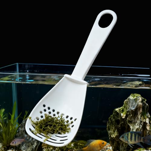 2 Pack Hamster Sand Bath Scoop - Plastic Litter Scooper for Chinchilla, Gerbil, Bearded Dragon, Reptile, Sifter Shovel for Small Animal Cage Cleaning, Hamsters Cage Accessories