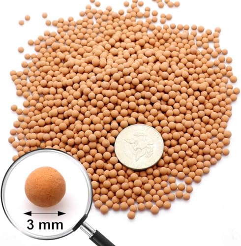 TOYPOPOR Clay Pebbles Gardening Ceramsite Orchid Hydroponic Grow Media Clay Rocks Drainage Water Purification Ceramsite Decor Cultivation Soil Stone Horticultural Grade for Hydroponics Aquaponics 6lb - color: Clay Pebbles, size: 6 lb