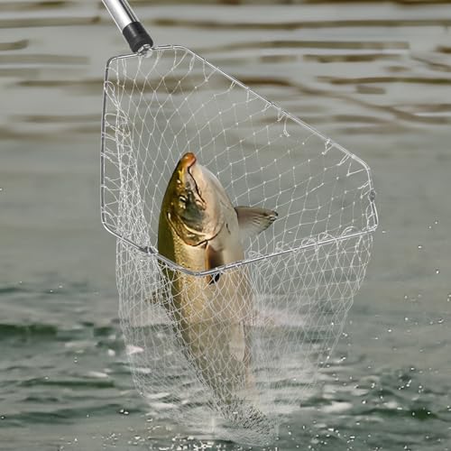 Chicken Catcher, Adjustable from 29" to 74" Chicken Net,Chicken Leg Hook | Animal Net Suitable for Catching Outdoor Animals such as Chickens, Ducks, Fishnet ,Geese ,Birds (15.3 x 23.2 inch net)