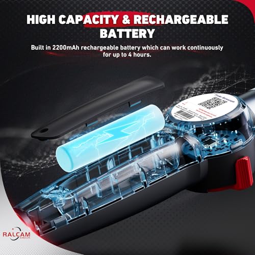 2-Way 180° Articulating Borescope Camera with Light, 6.2mm Ultra-Slim Probe, 4.3" HD Inspection Camera, 6.6FT Flexible Snake Industrial Endoscope for Automotive Engine Wall - size: 6.2mm