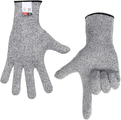 4 Pcs Small Cut Resistant Gloves Food Grade Level 5 Hand Protection,Kitchen Cut Gloves (2 Pairs (Small(palm Diameter 2.80-3.35inch)) - size: Small (Pack of 4)