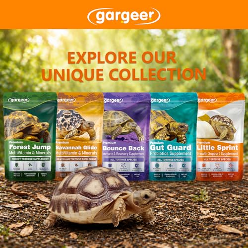 3oz Tortoise Juvenile Growth Support Supplement | Made in USA | Specially formulated for tortoises up to 18 months! Bioavailable chelated minerals, D3 & flaxseed for healthy growth