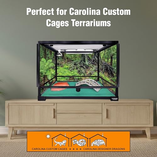 T5HO Single 12” UVB Reptile Light Fixture 15w, Bearded Dragon and Reptile Terrarium Light Fixture