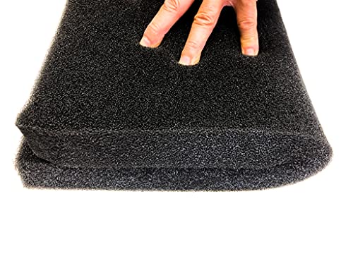 Wave Point Aquarium Bio Sponge Filter Media Pad Open Cell Foam Cut-to-fit Matten Filter Fish Tank Sump Divider 23.6" x 17" x 2" (20 PPI)