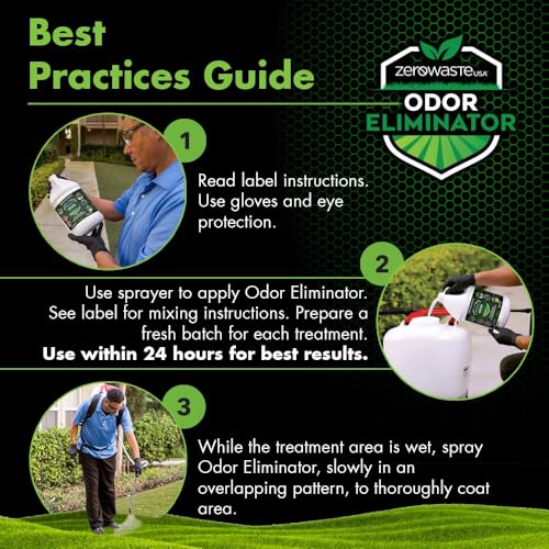 ZERO WASTE USA Odor Eliminator Ultra Concentrate - 4 Gallons | Commercial Strength Multi-Purpose Enzyme Cleaner - Eliminates odors from Any Organic Matter - Makes up to 128 Gallons - size: 128 Fl Oz (Pack of 4)