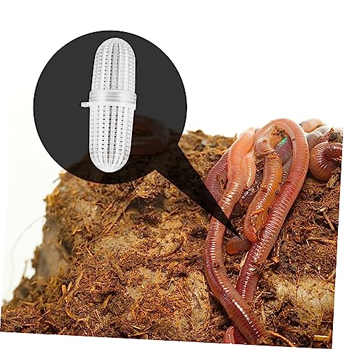 10pcs Professional Rainworms Box Ventilated Design Breeding Box for Home Use Worm Bait Containers