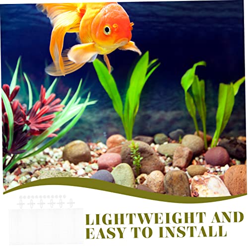 LIOOBO 4pcs Aquarium Divider Fine Mesh Tank Separator for Betta Reptiles Plastic Grid Fish Tank Separator Suction Cups