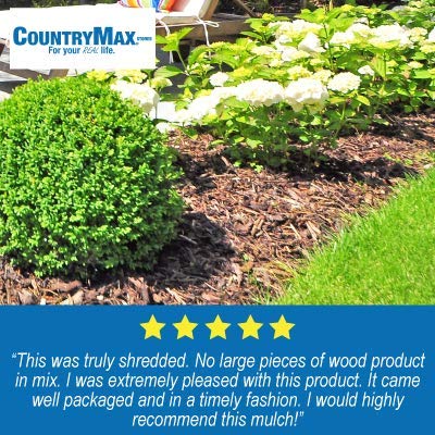Natural Shredded Hardwood Mulch, 2 Cu. Ft. - color: Natural Shredded Hardwood