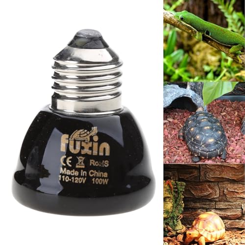 Heater Lamp Ceramic Heating Bulb E27 100W Night Light for Lizards Tortoise Snake Pets Chicken for Broodin Heater Lamp Bulb