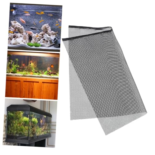 Aquarium Mesh Covers Durable Fish Tank Jump Guard Lid for Betta Fish Terrarium Net Screen for Optimal Air Circulation and Safety DIY Aquarium Accessory
