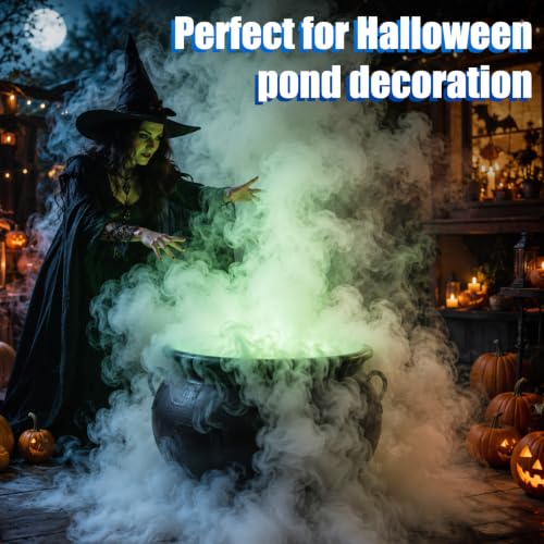 Ultrasonic Mist Maker Fogger 10 Heads, 9000ml/H 400W Pond Fogger with Float, IP67 Waterproof Power Supply, 304 Stainless Steel Ultrasonic Mister with Auto Shut-Off for Pond,Fountain,Garden,Halloween - size: 10 HEAD