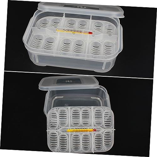 Mipcase Reptile Pet Incubator Egg Holder Isolation Box for Snakes Lizards Hatching Incubator Temperature Control Random Color