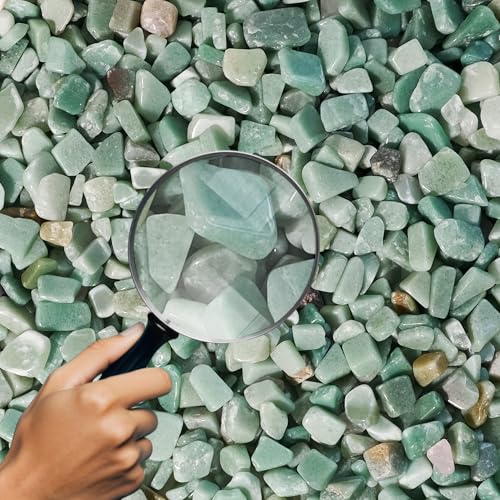Green Aventurine Chips Bulk 1lb, 600+ Pieces, 8-15mm Natural Gemstones - color: Green Aventurine, size: 1LB