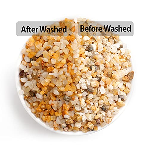 1/8 inch-1/5 inch Coarse Silica Sand Stones, Boniosz 5lb Succulent and Cactus Bonsai Rocks Small Decorative Pebbles for Terrariums, Fairy Gardening, Top Dressing, and Houseplants - color: 1/8-1/5 inch Coarse Silica Rocks, size: 5lb
