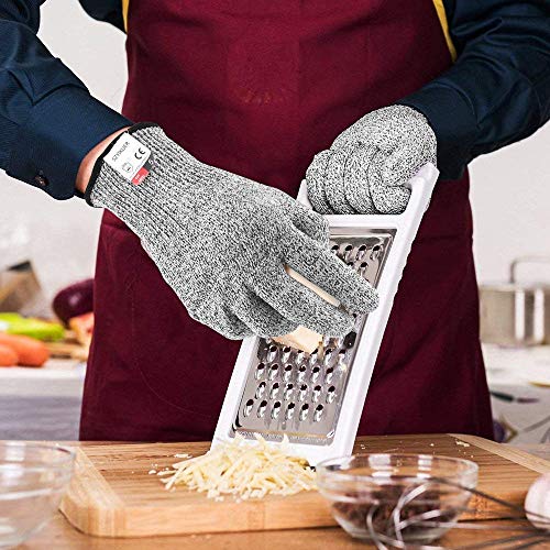 Cut Resistant Gloves Food Grade Level 5 Hand Protection,Kitchen Cut Gloves (Small(palm Diameter 2.80-3.35inch)) - size: Small (Palm Diameter 2.80-3.35 inch)