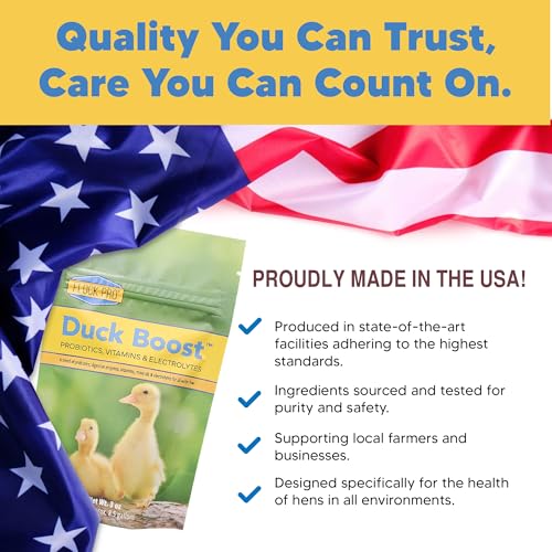 Duck Boost Probiotic - Probiotics, Vitamins, Minerals and Electrolytes for Chickens | Duck Vitamins and Supplements for All Poultry - 3oz - size: 3oz