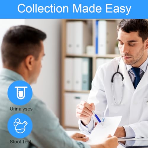 Urine Collection Hat for Toilet Universal Specimen Collector Pans 6 Pack Pee Stool Sample Collection Kit Container for Women and Elderly